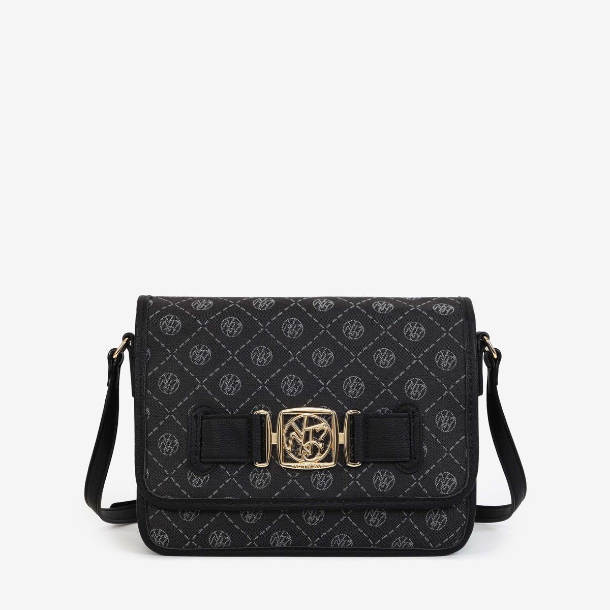 ROM012F4-FLAP-BAG-BLACK-1